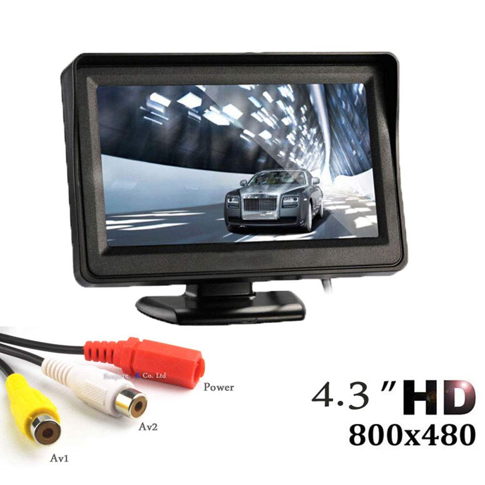 HD Mini 4.3 Inch Monitor Digital TFT LCD 800 * 480 In-Dash Parking Video