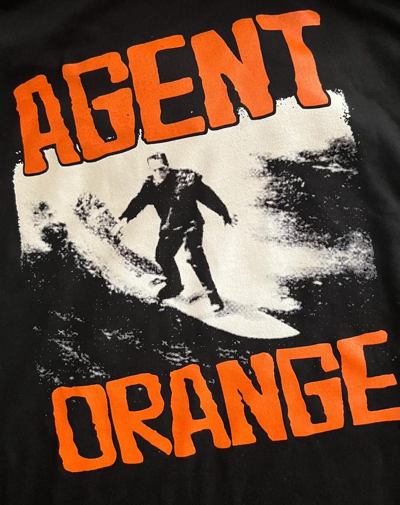 Agent Orange Band Classic Surfing Shirt Short Sleeve Black Unisex S-5XL ND873 Unisex T-Shirt L