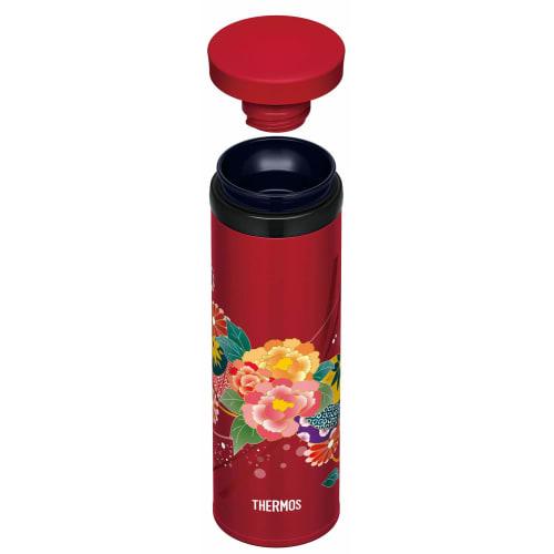 Thermos Water Bottle Made in Japan Vacuum Insulated Mobile Mug 500ml Button JNY-502 BTN