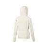 SAUCONY Hooded Solid Color Zipper Breathable Lightweight Jacket Women Jacket Oatmeal-White SC1240155A-WT30