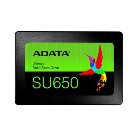 ADATA | Ultimate SU650 | 256GB | SSD-Formfaktor 2,5" | SSD-Schnittstelle SATA 6Gb/s | Lesegeschwindigkeit 520 MB/s | Schreibgeschwindigkeit 450 MB/s