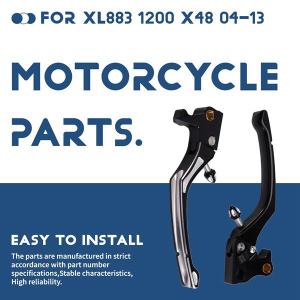 Compatible Clutch and Brake Levers for Harley XL883/1200 X48 (2004-2013)