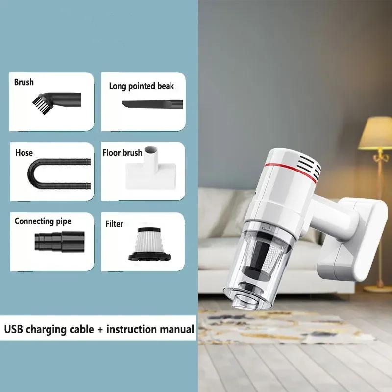 NEW 95000Pa Handheld Wireless Vacuum Cleaner Brushless Motor Strong Suction Car&Home Dual Use Dust Pet‘s Hair Collector
