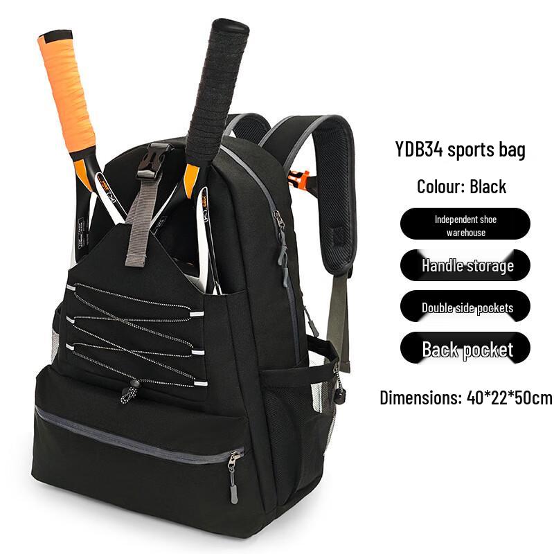 Bolnaling Tennis Racket Backpack with Shoe Compartment