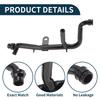 UXCELL Radiator Hose for Volkswagen Passat 2001-2005 No.06B121065AC Iron Coolant Pipe