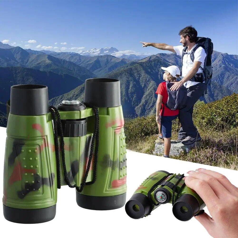 Binoclu 6x30 pentru copii Telescop în aer liber Simulare Pliabil Vânătoare în aer liber Camping Câmp de supraviețuire Joc Telescop Jucării