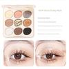 Nine Colors Eye Shadow Plate Xixi New Arrival Wet and Shining Bright Color Matte Earth Tone Daily Eye Makeup Cheap Light Makeup
