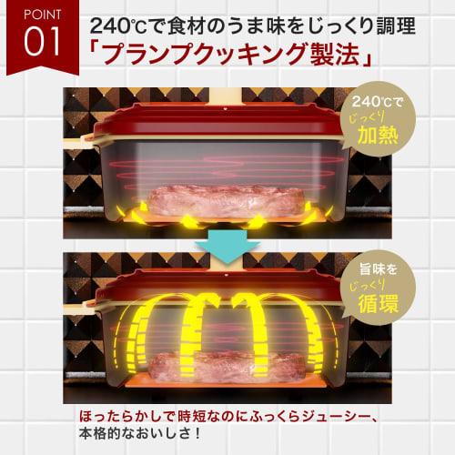 [Featured On TV and In Magazines] FastChef Microwave Oven: 10 Functions In 1 (Bake, Steam, Stir-Fry) with Patented Plump Cooking Technology, Double-La