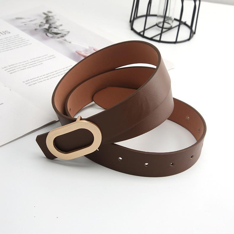 Stylish Vintage Buttoned Thin Waist Belt With Unique Buckle For Women's Jeans Dress Decor Available Now