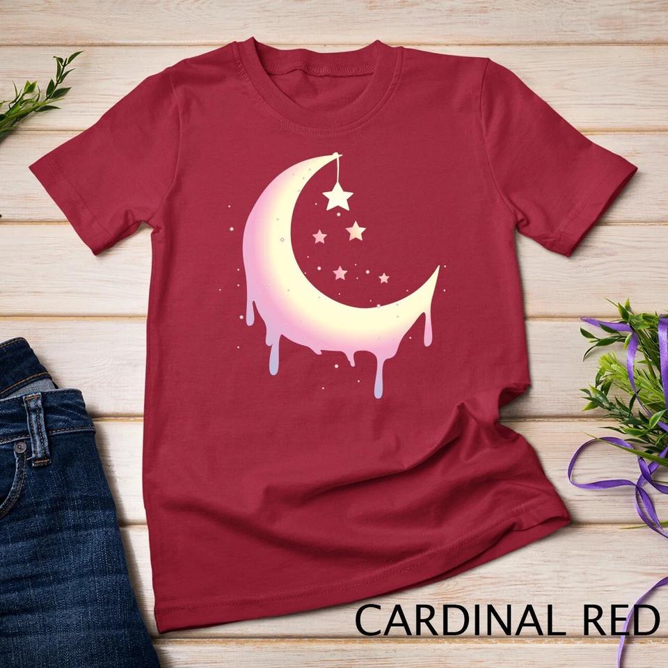 Pastel Moon Goth Vaporwave Unisex T-shirt 3 S