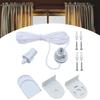 32mm Roller Blind Hardware Fittings Set with Beaded Chain Brackets and Screws for Window Curtain Shade Easy Installation