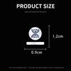 BRT1 VW GTI GOLF Car Sticker 1/2/5/10pcs 3D Car Logo Stickers Letter Car Stickers Interior Decoration For Volkswagen Tharu R Polo T5 xh2
