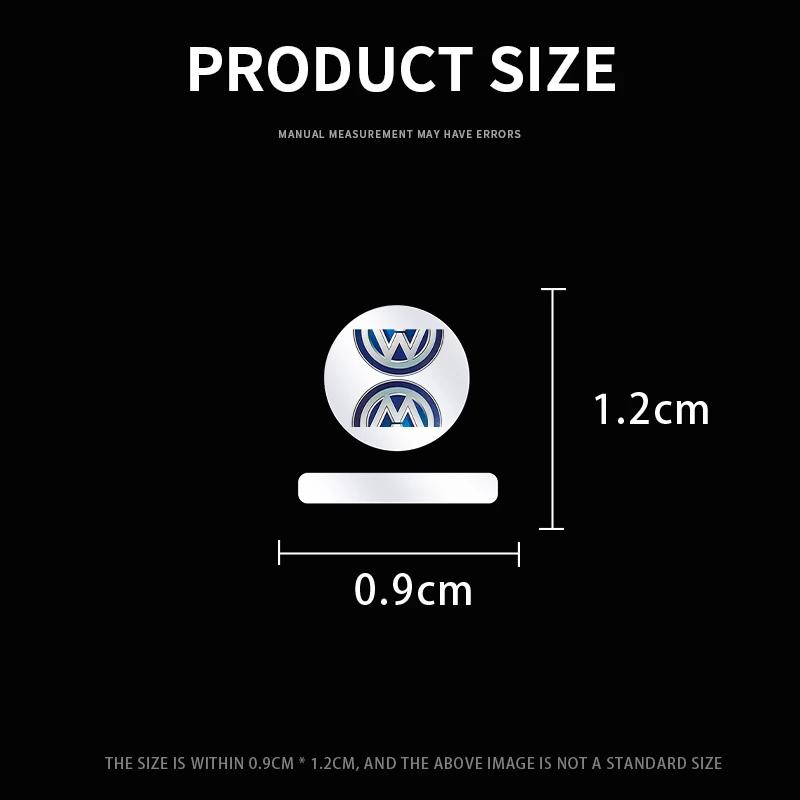 BRT1 VW GTI GOLF Car Sticker 1/2/5/10pcs 3D Car Logo Stickers Letter Car Stickers Interior Decoration For Volkswagen Tharu R Polo T5 xh2
