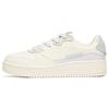 New Life Collection Anti Slip Wear Resistant Low Top Skateboard Shoes Women's White Purple 922118018-1