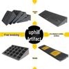 1-Meter Household Rubber-Plastic Ramp Mat for Steps, Curbs & Road Edges