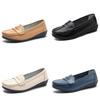 Leather Womens Loafers With Soft Pu Insole For Casual Summer Wear