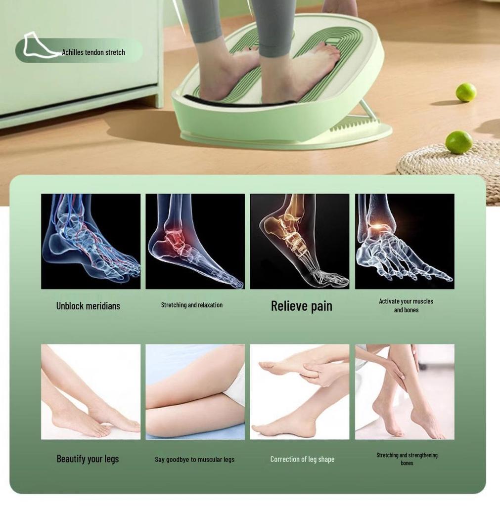 Adjustable Leg Slimming Stretch Board for Yoga, Calf Stretching & Fitness
