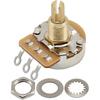 FLEOR 2pcs A500K Audio Pots 19mm Long Split Shaft Guitar Potentiometer, 24-Spline