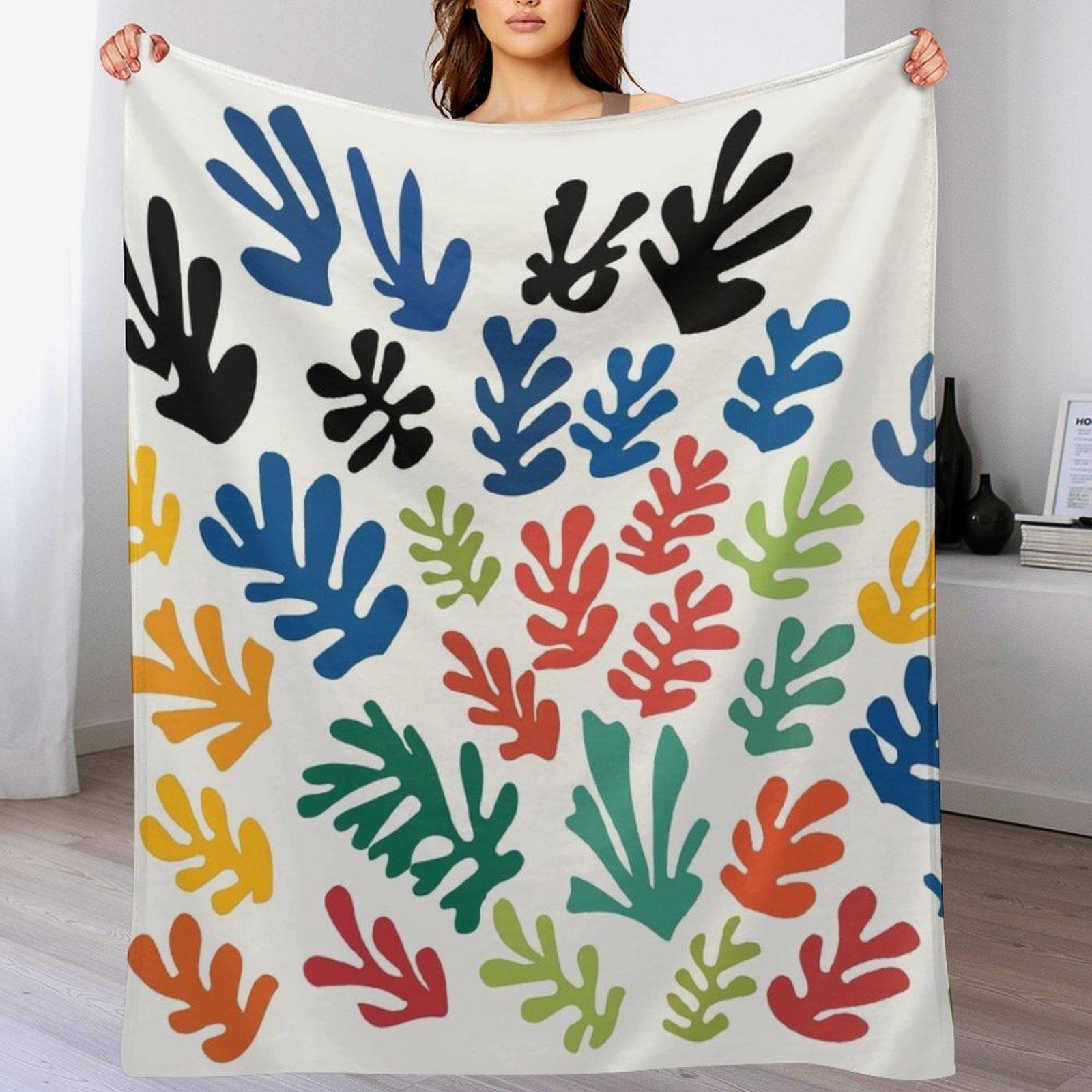 Henri Matisse La gerbe The Sheaf HM Throw Blanket All Weather Soft Throw Blanket for Sofa 102x76cm(40x30in)
