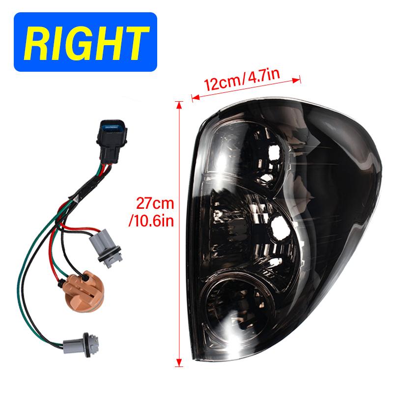 

Автомобильные Дымовые Задние Фонари Боковые Задние Стоп-сигналы Для L200 Triton Пикап 2005-2016 Фонари Заднего Хода Аксессуары с Проводом Замена