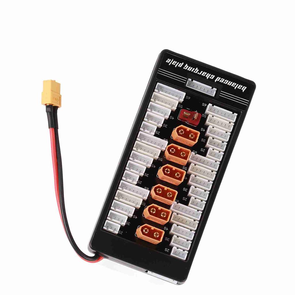 Parallel Charging Board, 6S   Battery Balance   for RC Model with XT60 Plug,   Charging for 1-6 Lithium Batteries Simultaneously