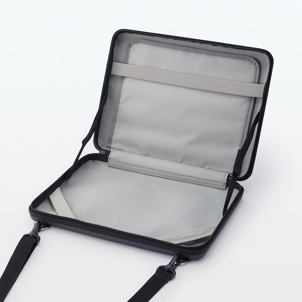 MUJI PC Bag That Can Be Opened and Used Using Carry Case Black 44952405 Material,