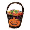 Halloween Candy Bag with Handle Large Capacity Bat Pumpkin Print Candy Treat Bag Cosplay Accessories