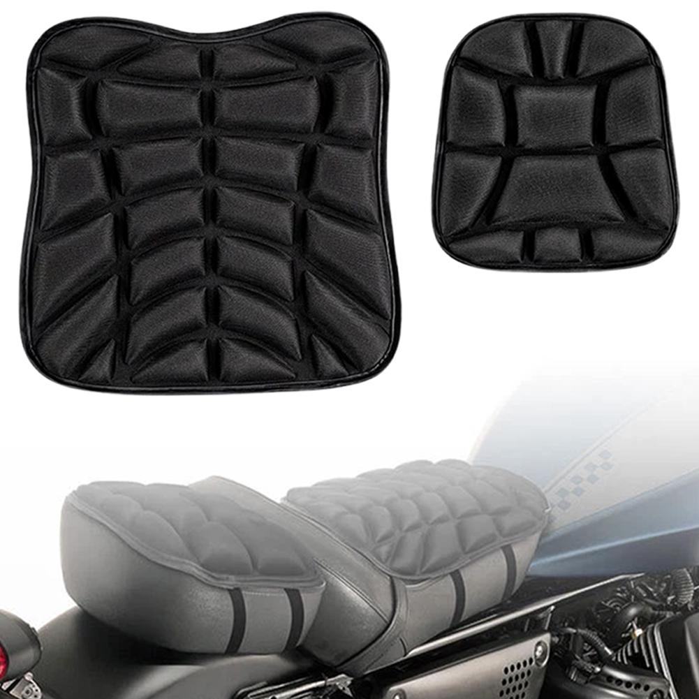 Motorcycle Seat Cushion 3D Gel Breathable Shock-Absorbing Cushion Cover Comfort For Universal Mountain/Adventure Bikes