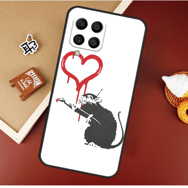 Cute Cartoon Animal Rat Case For Samsung Galaxy M55 M35 M15 M56 M36 M16 M06 M31 M13 M33 M53 M12 M32 M52 M14 M34 M54