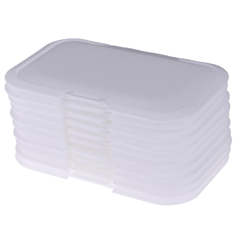 1/5/10Pc Reusable Baby Wet Paper Lid Tissue Box Wet Paper Lid No Adhesive