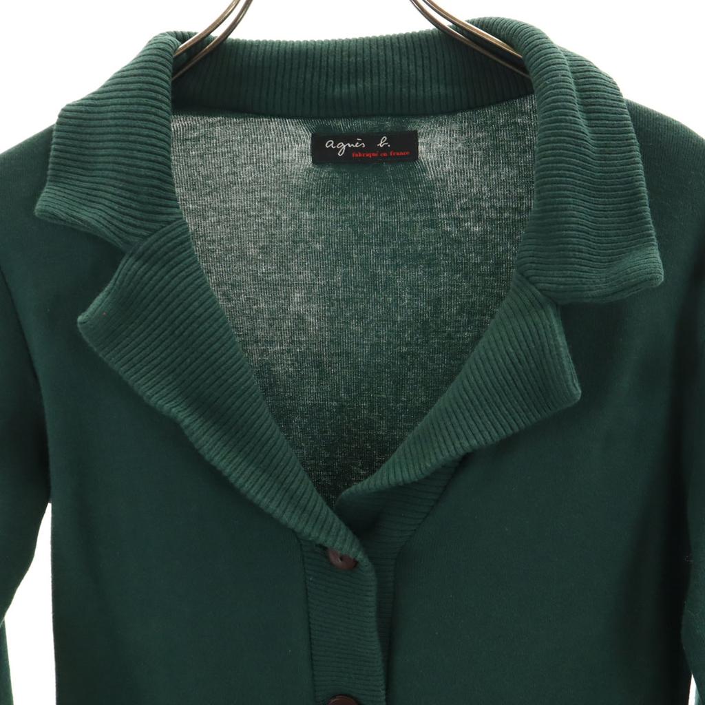 agnes b. Made in France Knit jacket Green system Women Used