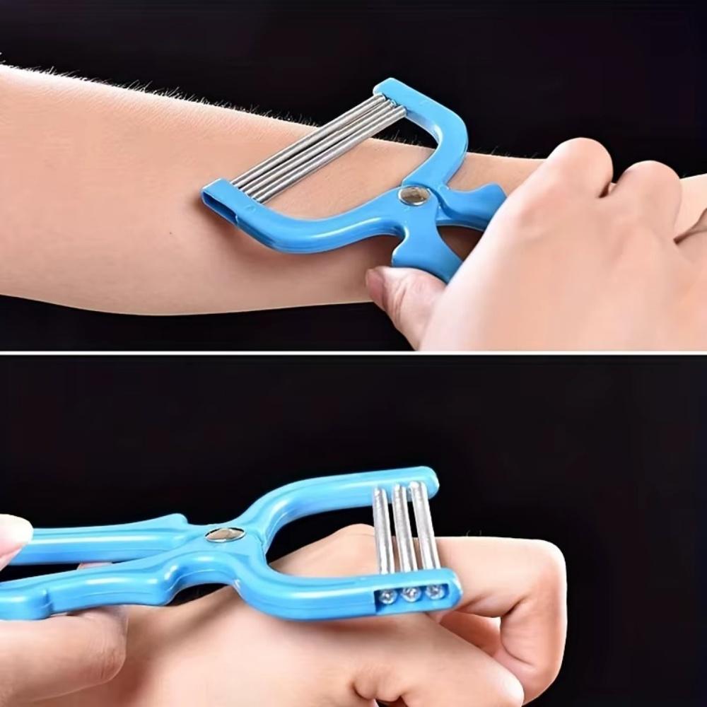 Handheld Facial Hair Remover Manual Removal Epilator Face Skin Care Beauty Shaving Safe Spring Roller For Adults Beauty Epilator