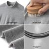 Yiershuang Men's 100% Cotton Mock Neck Thermal Underwear Set