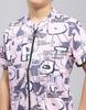 MONTE CARLO Boys Pink & White Printed Round Neck Half Sleeve Pack of T-Shirt & Shirt