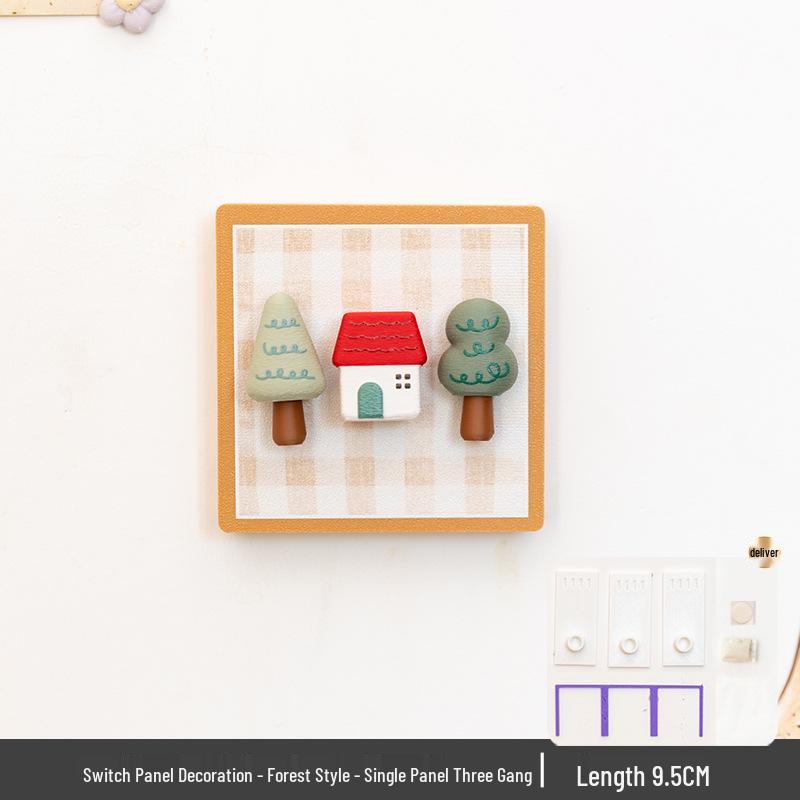 Ying Cute Light Switch & Socket Cover for Kids' Room - Decorative Wall Protector
