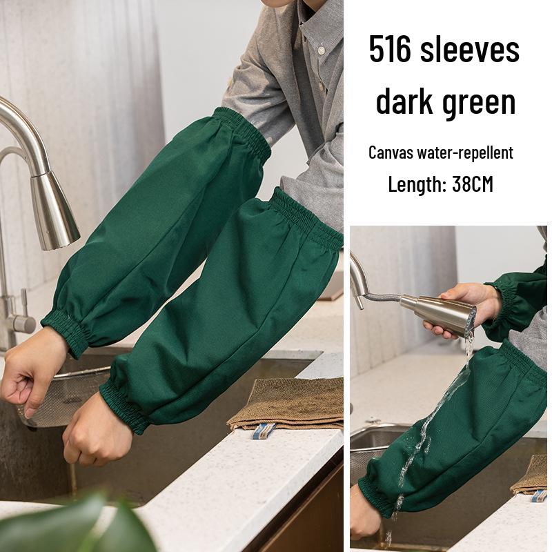 Waterproof Oil-proof PU Leather Arm Guards for Kitchen & Catering
