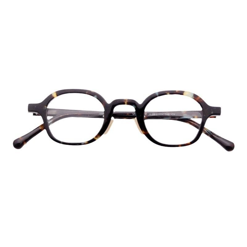 Japanese And Korean Plate Small Square Frame Glasses Retro Niche Men And Women Small Face Myopia Frame Tortoiseshell Personality Small Frame