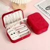 Minimalist Double Layer Jewelry Storage Box With Pu Leather For Home Organization