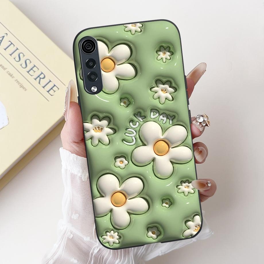 

For LG Velvet 4G 5G UW Phone Case Velvet LM-G900 Back Cover Soft Matte Silicone Slim Fundas Lovely Panda Rabbit Flower Cartoon LG Velvet 4G 5G