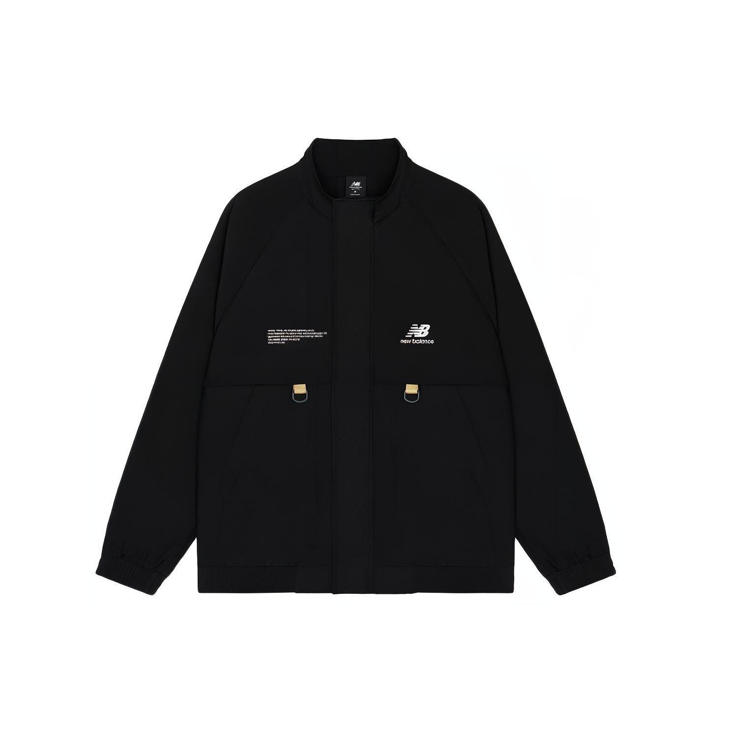 New Balance Alphabet Pattern Solid Color Jacket Black Men s AMJ13362-BK M