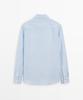Masimodutti 100% Linen Regular Fit Pinstripe Shirt