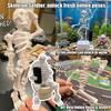 Air Pump Driven Dancing Skeleton Aquarium Bubbler Water Wiggling Skeleton Decor  Halloween Party