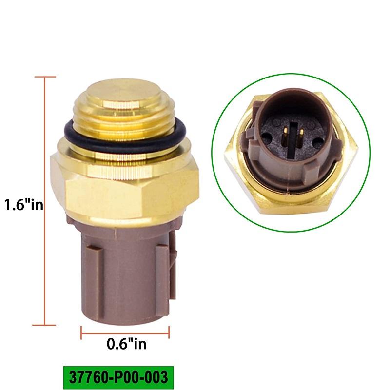 2PCS Coolant Temperature Sensor&Switch 37760-P00-003 37870-PJ7-003 For HONDA CR-V Civic ACURA ISUZU USA 1992-2006