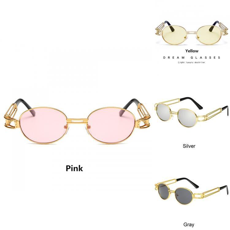 Steampunk Sunglasses Wholesale Metal Frame Uv400 Fashion Eyewear For Men And Women