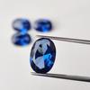 Tansanit Farbton natürlich ovaler Schliff 14x10 mm Größe Zirkon, heilende blaue Farbe Zirkon Lot, Lose Zirkonia Lot.