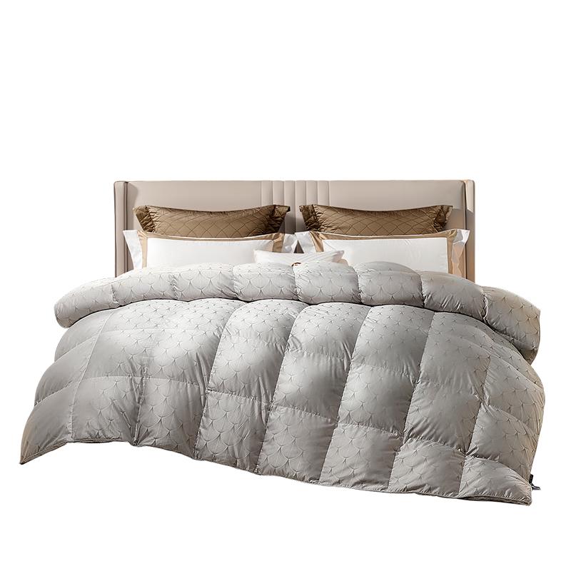 Fuanna 95% Imported White Goose Down Winter Comforter