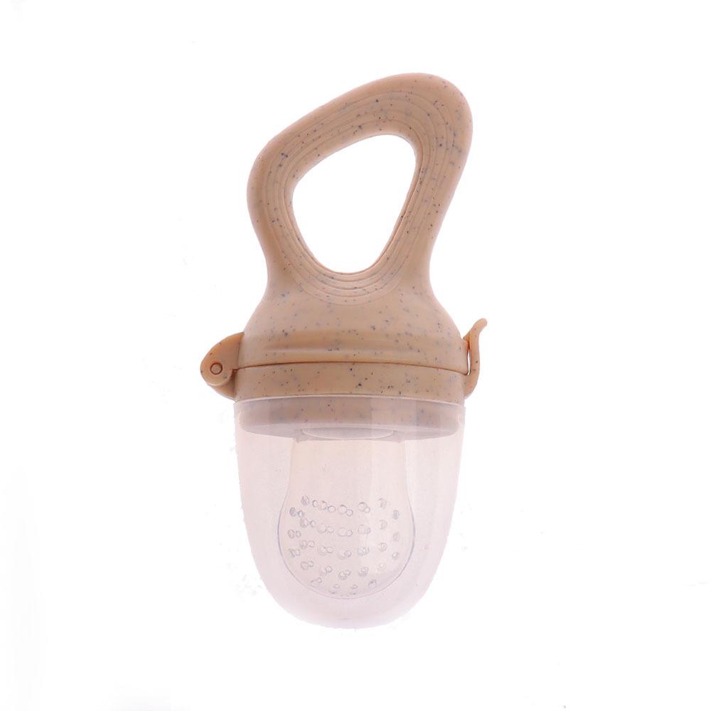 Silicone Baby Teether Fruit & Veggie Feeder Mesh Bag - Pacifier & Food Tool