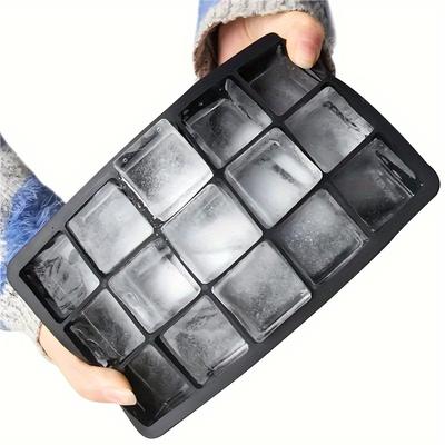 15 Fächer Silikon Eiswürfelformen Wiederverwendbare Runde Quadratische Eiswürfelform Whiskey Cocktail Gefrierschrank DIY Hausgemachtes Barzubehör Küchenwerkzeuge