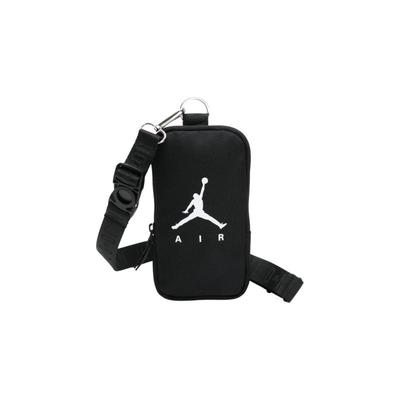 Polyester Crossbody Bag, Cell Phone Pouch, Card Holder Mini Unisex Black Jordan DA5068-010