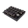 Retro Mechanisches Nummernblock 19 Tasten 3 Modus Bluetooth 2.4G Hot-Swap Kabelloser Nummernblock mit RGB-Hintergrundbeleuchtung für Laptop